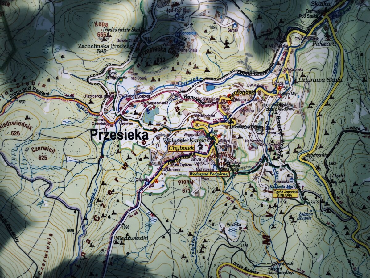 Mapa Przesieki